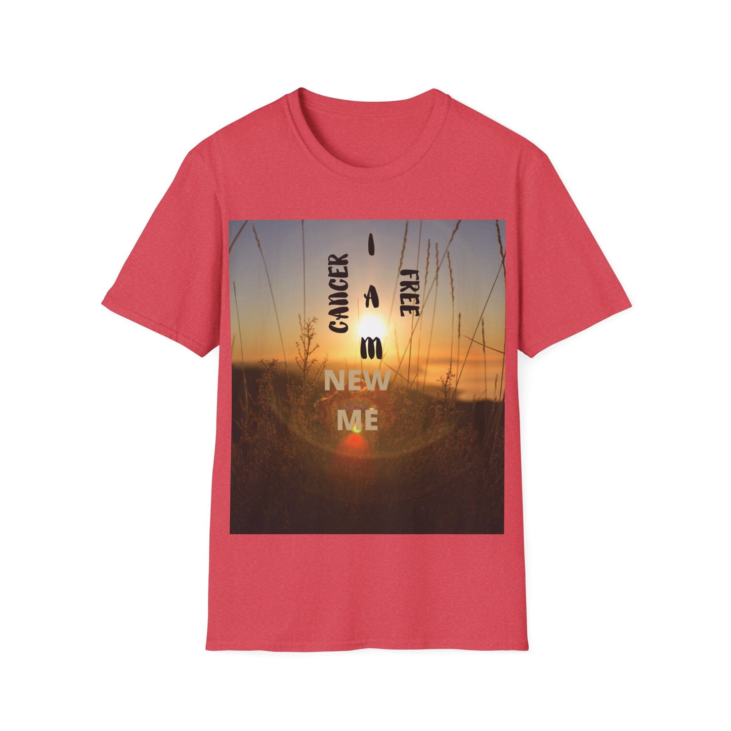 CANCER FREE I AM NEW ME Unisex Softstyle T-Shirt
