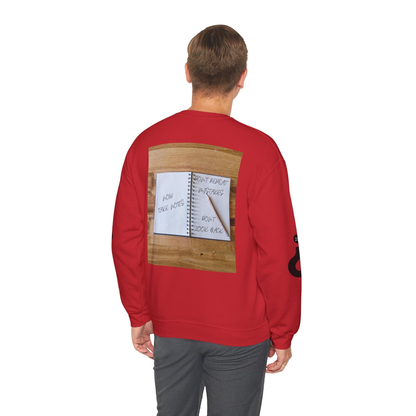 TURN THE PAGE Inspirational Sweatshirt for Note-Takers, Cozy Crewneck, Motivational Gift, Book Lovers, Back-to-School Apparel