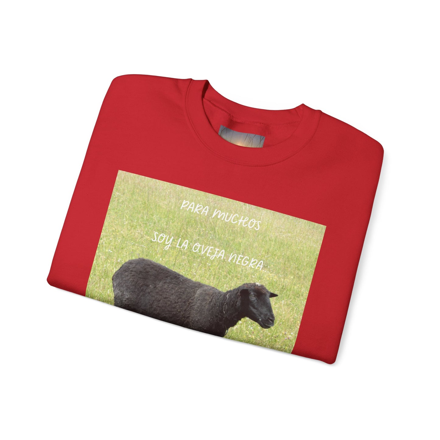 OVEJA NEGRA Crewneck Sweatshirt, Perfect Gift for Animal Lovers, Farmhouse Style, Pastoral Vibe, Ideal for Holidays