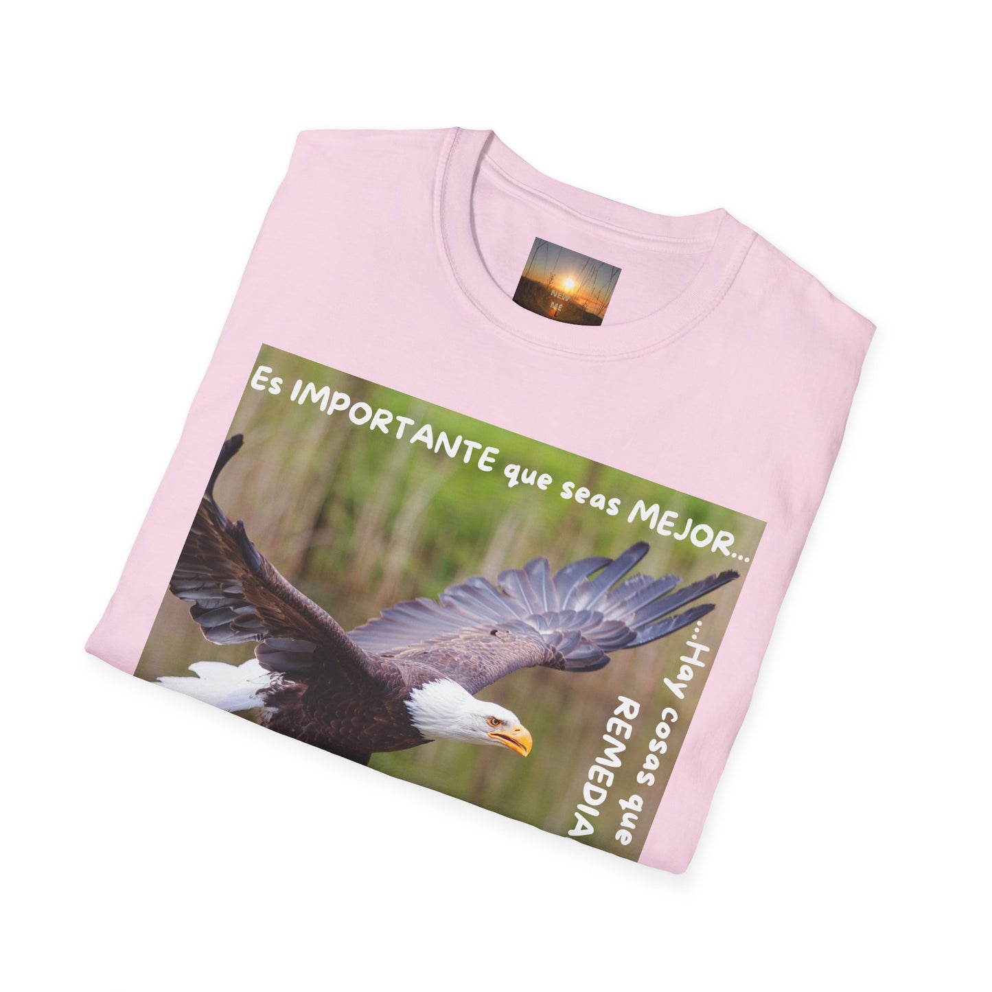 Puedes ser MEJOR Inspirational Eagle T-Shirt, Motivational Aviary Tee, Unisex Graphic Shirt, Perfect Gift for Nature Lovers