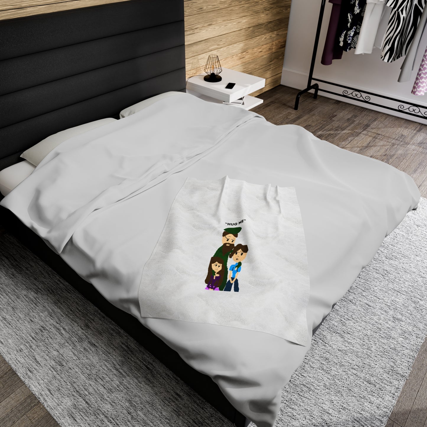 HUG ME Velveteen Plush Blanket