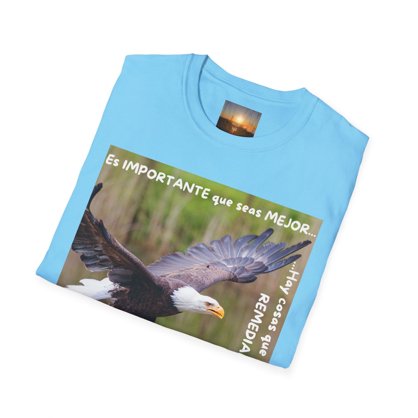 Puedes ser MEJOR Inspirational Eagle T-Shirt, Motivational Aviary Tee, Unisex Graphic Shirt, Perfect Gift for Nature Lovers
