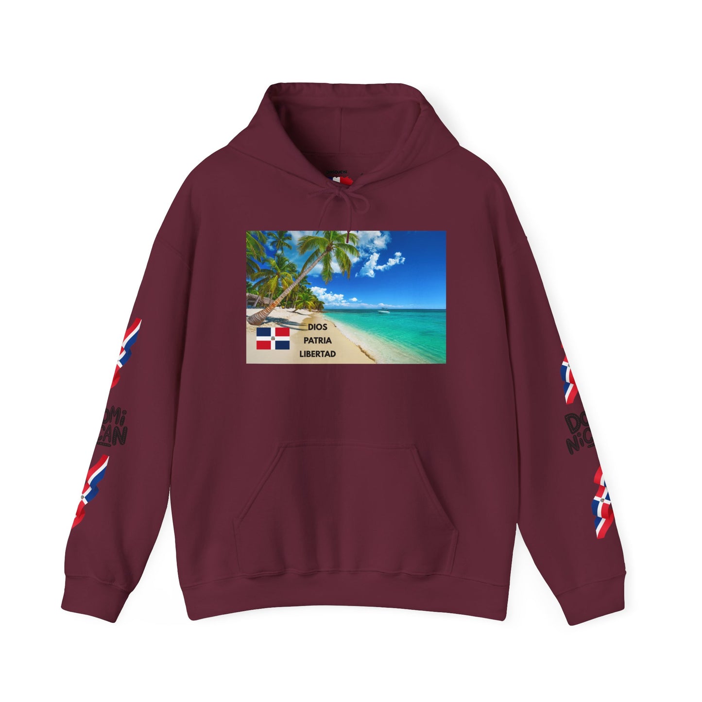 Dominican Republic Hoodie, Tropical Vibe Sweatshirt, Unisex Travel Apparel, Beach Lover Gift, Cultural Heritage Clothing