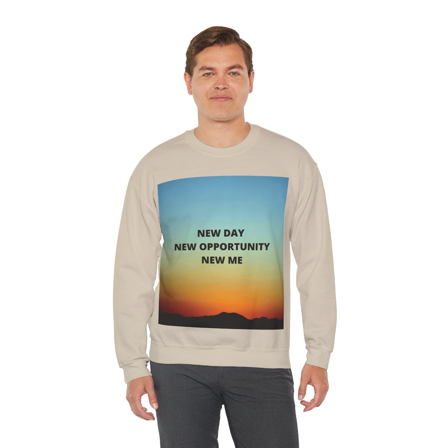 NEW DAY NEW OPPORTUNITY NEW ME Unisex Heavy Blend™ Crewneck Sweatshirt