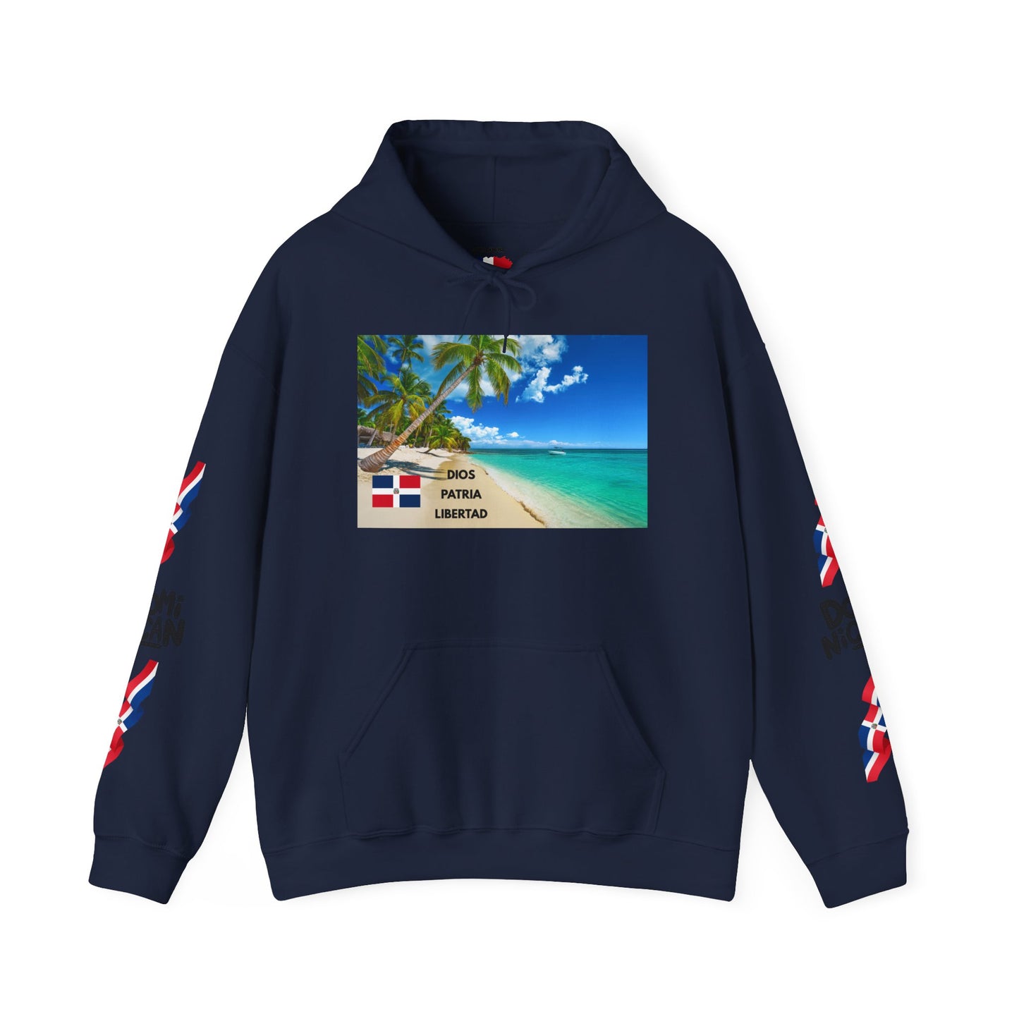 Dominican Republic Hoodie, Tropical Vibe Sweatshirt, Unisex Travel Apparel, Beach Lover Gift, Cultural Heritage Clothing
