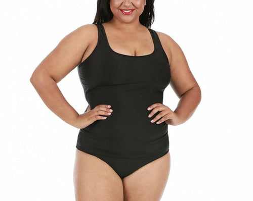 Plus Size Swimwear Tankini Top