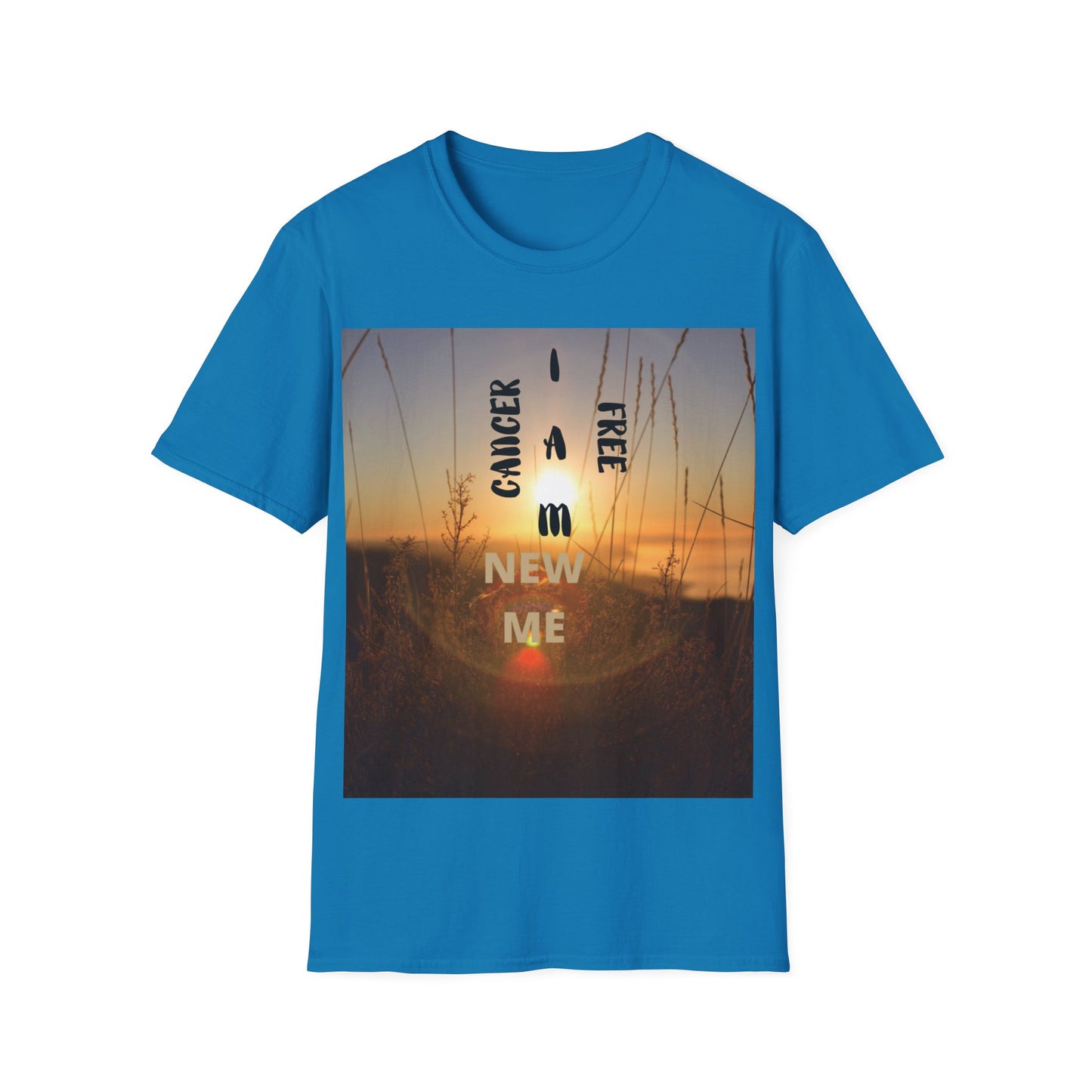 CANCER FREE I AM NEW ME Unisex Softstyle T-Shirt