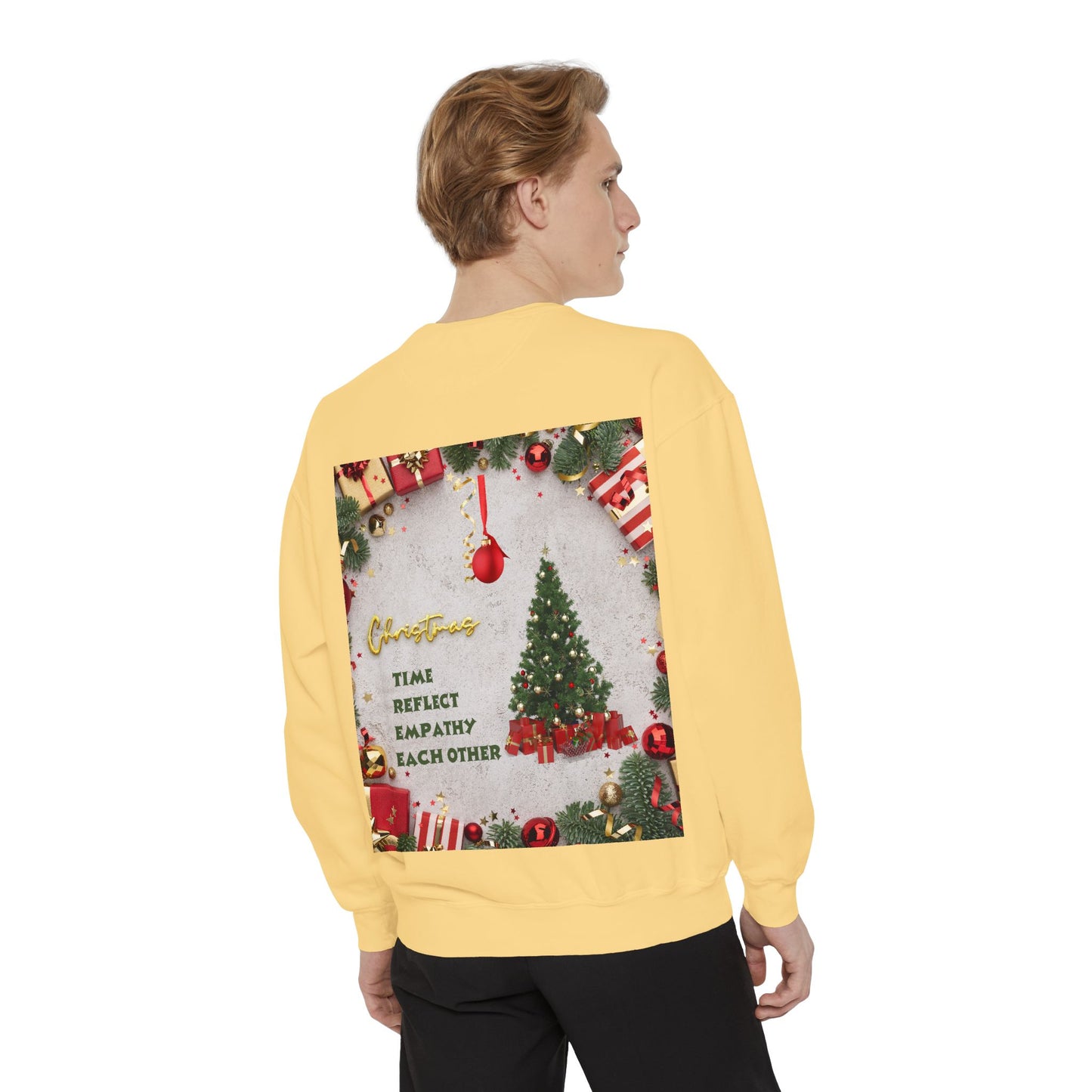 Cozy Holiday Sweatshirt - A New Life, New Hope, New Beginning, Christmas Gift, Unisex Apparel, Festive Wear, Winter Fashion