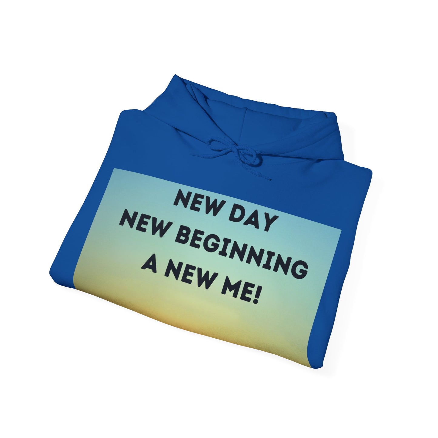 NEW DAY NEW BEGINNING A NEW ME Unisex Heavy Blend™ Hooded Sweatshirt