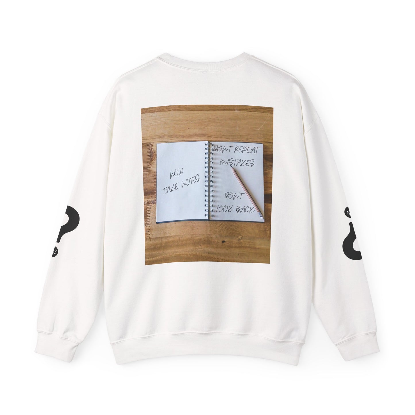 TURN THE PAGE Inspirational Sweatshirt for Note-Takers, Cozy Crewneck, Motivational Gift, Book Lovers, Back-to-School Apparel