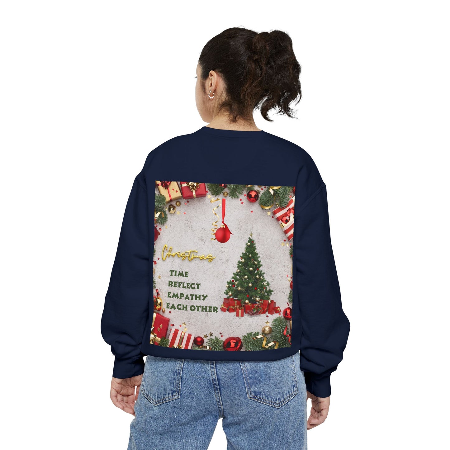 Cozy Holiday Sweatshirt - A New Life, New Hope, New Beginning, Christmas Gift, Unisex Apparel, Festive Wear, Winter Fashion