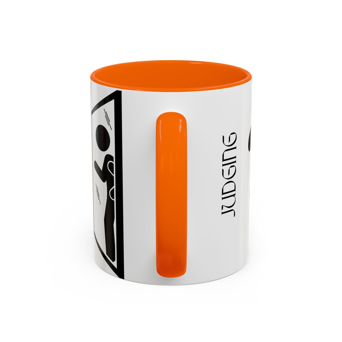 Judging Coffee Mug - 11 & 15oz Ceramic Drinkware for Funny Gift, Home Decor, Office Use, Tea Lovers, Unique Present