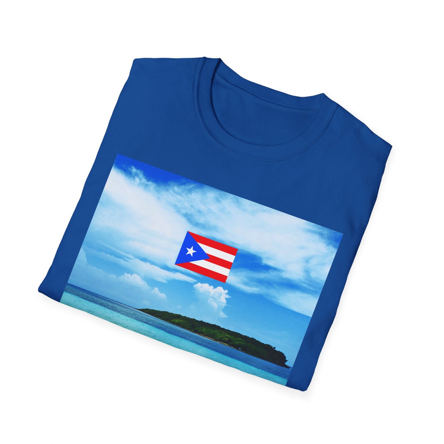 Puerto Rico Pride T-Shirt, Beach Vacation Tee, Unisex Graphic Shirt, Lighthouse Design, Caribbean Summer Wear
