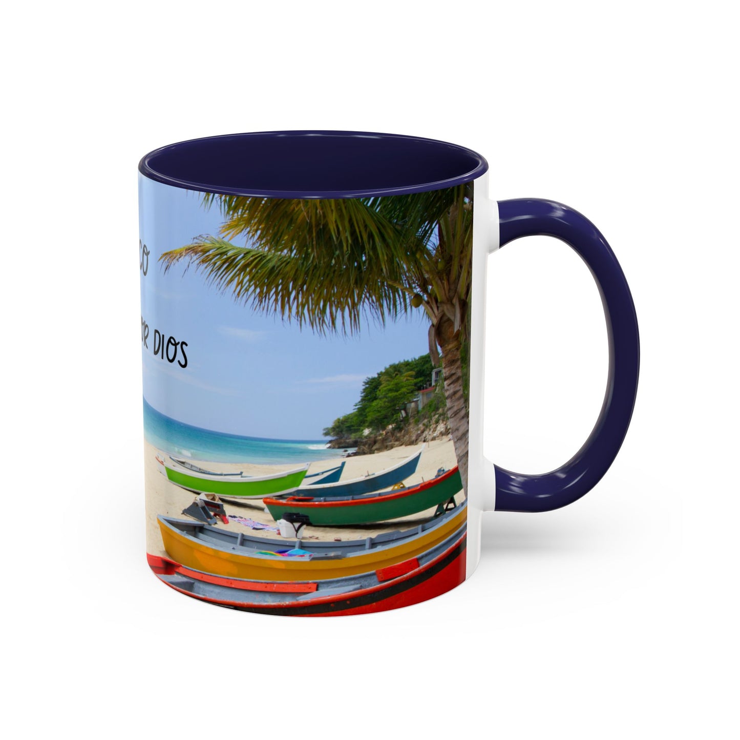 Puerto Rico Accent Coffee Mug - Tropical Beach Vibes, Travel Gift, Summer Decor, Coffee Lover's Cup, Unique Mug for Her