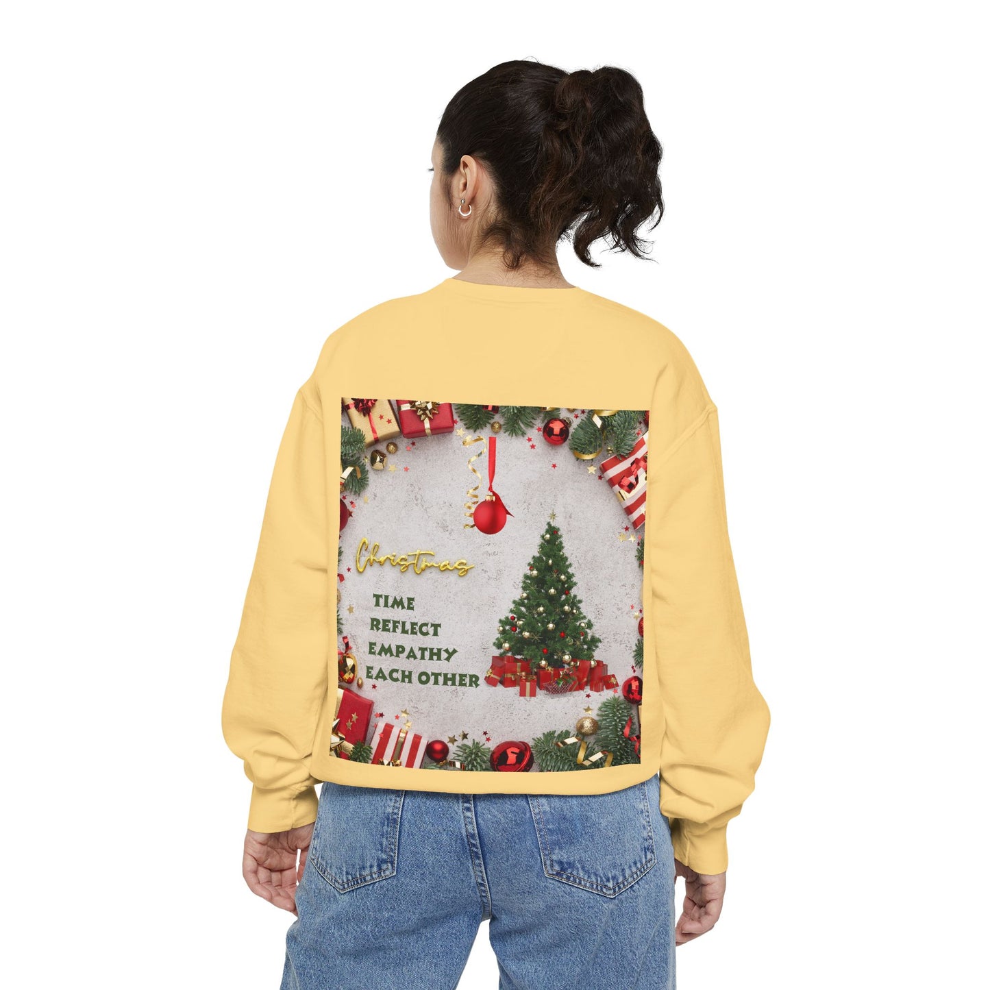 Cozy Holiday Sweatshirt - A New Life, New Hope, New Beginning, Christmas Gift, Unisex Apparel, Festive Wear, Winter Fashion