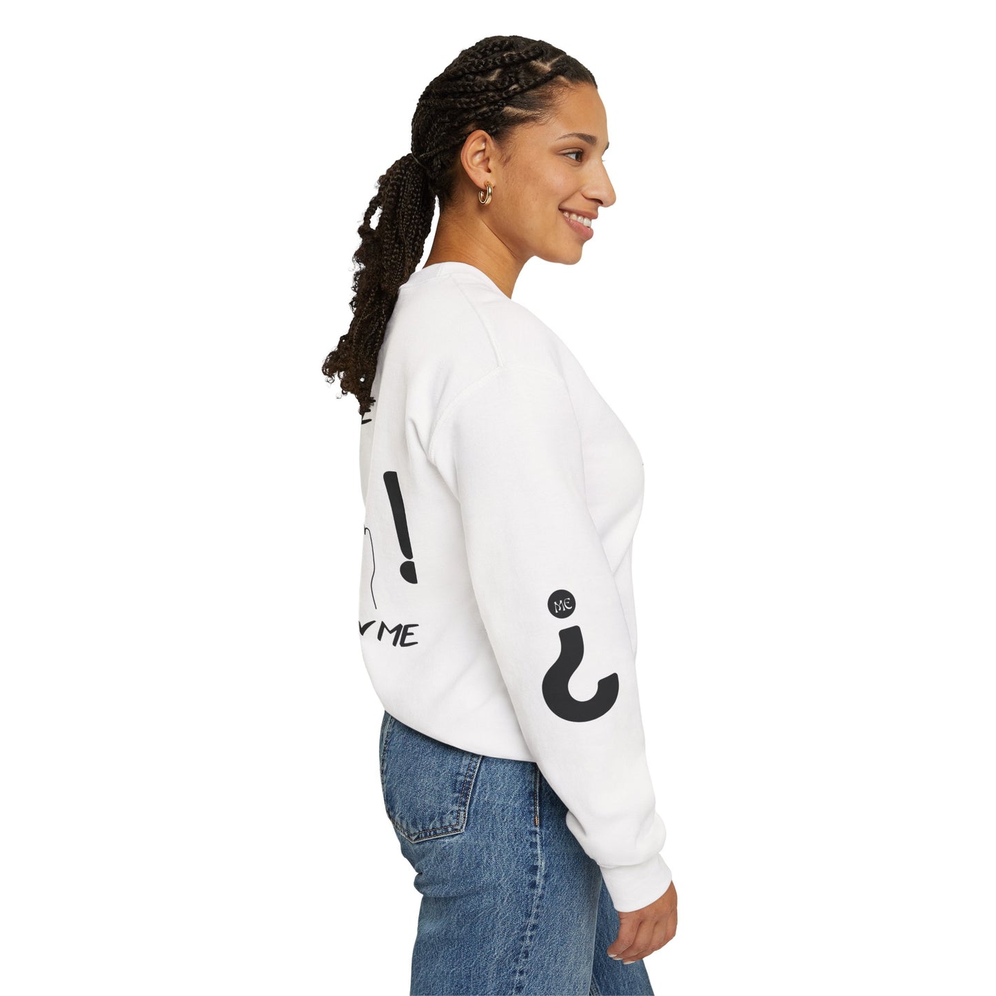 SHHH! SILENCE Unisex Humor Crewneck Sweatshirt: Funny Silence Design, Perfect for Gifting, Casual Wear, Birthday, Holidays, Conversation Starter