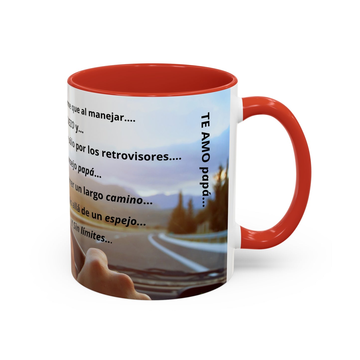 Gracias papá Accent Coffee Mug (11, 15oz)