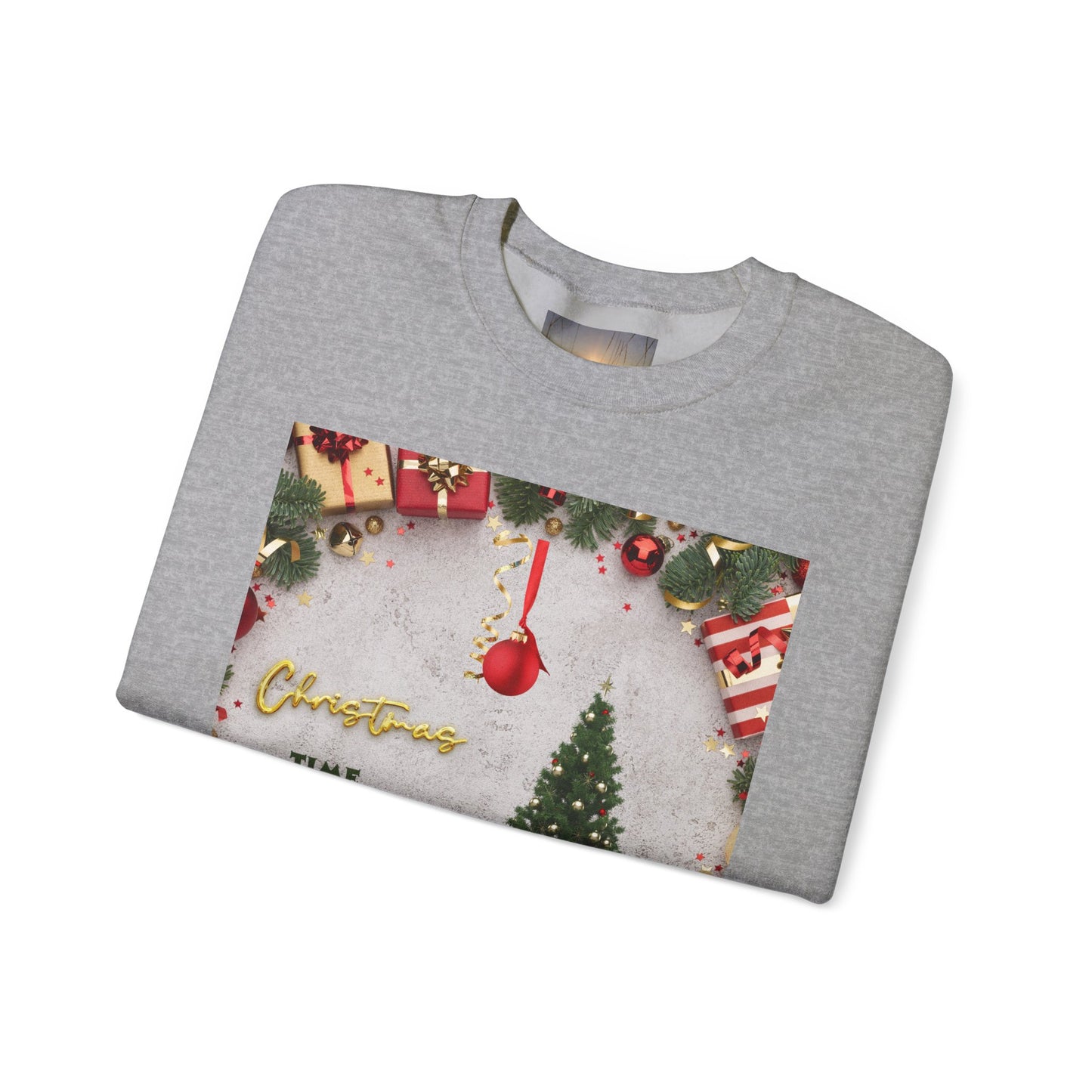 Cozy Christmas Sweatshirt - Reflect Empathy & Be A New You, Holiday Gift, Winter Fashion, Christmas Celebration, Unisex Crewneck
