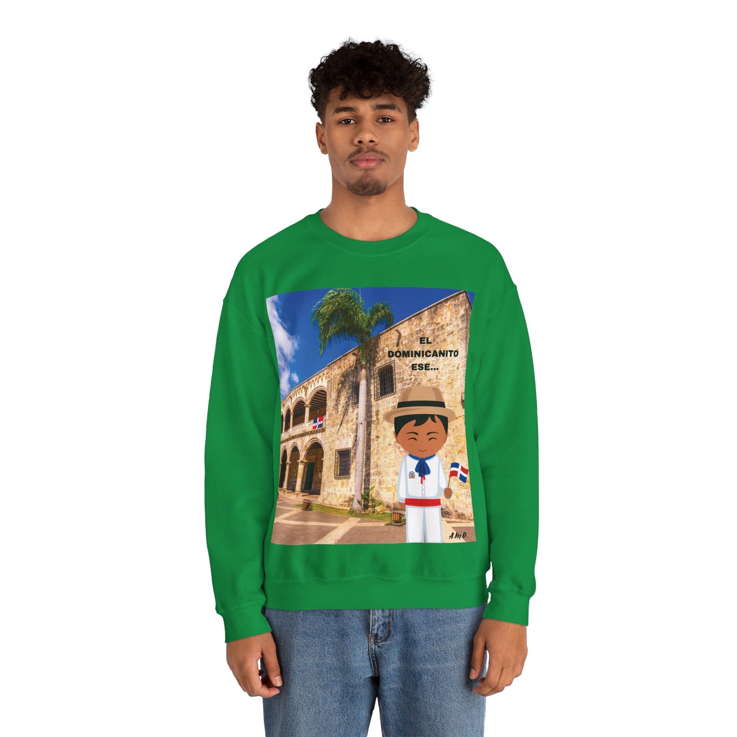 EL DOMINICANITO ESE Unisex Heavy Blend™ Crewneck Sweatshirt