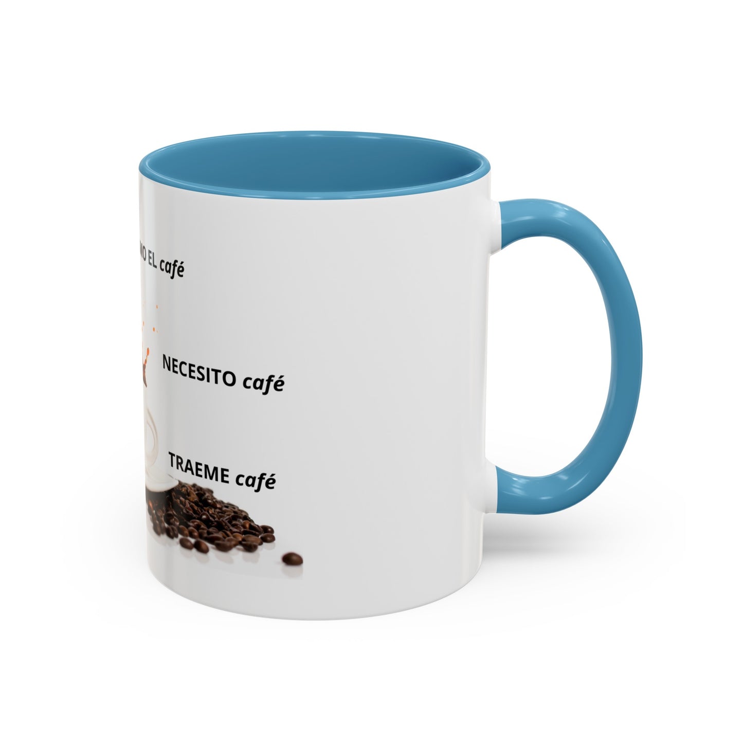 NEW ME IM AMO EL café Accent Coffee Mug (11, 15oz)