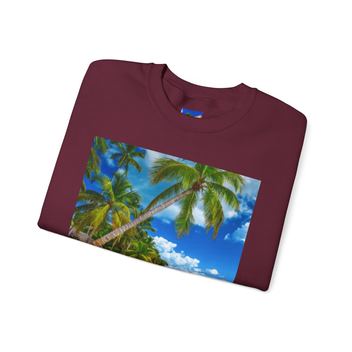 QUISQUEYA HERMOSA Tropical Paradise Sweatshirt - Dios Patria Libertad, Quisqueya Hermosa, Dominican Republic Gift, Beach Vibes, Unisex Crewneck
