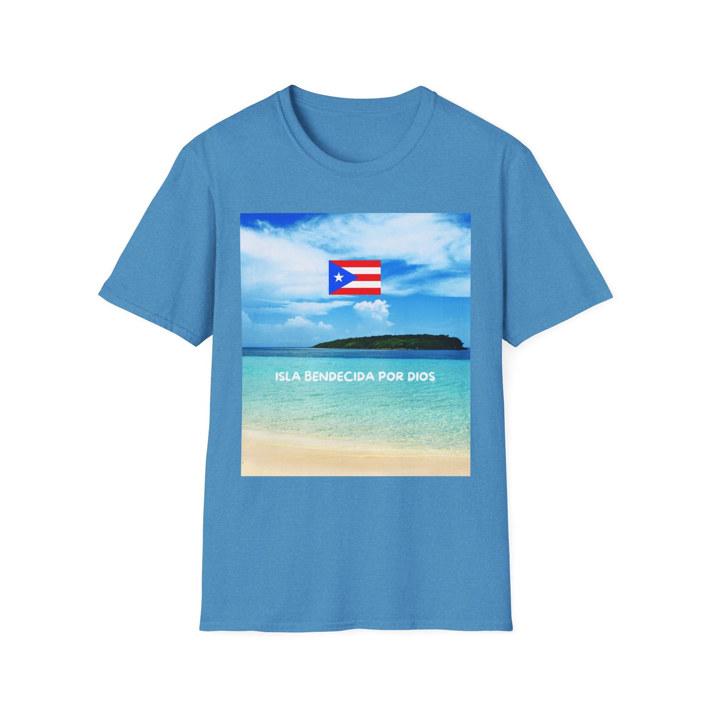 Puerto Rico Pride T-Shirt, Beach Vacation Tee, Unisex Graphic Shirt, Lighthouse Design, Caribbean Summer Wear