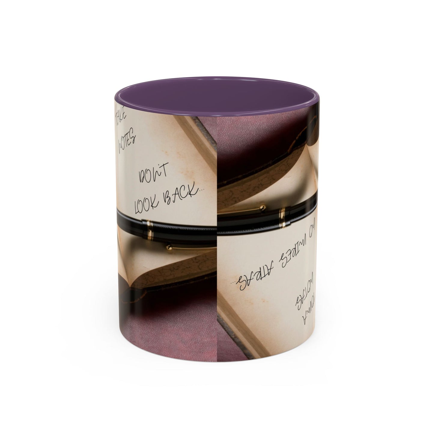TURN THE PAGE NO TE DETENGAS Inspirational Accent Coffee Mug - Motivational Quotes, Perfect for Home or Office, Gift for Friends, Encouragement, Self-care