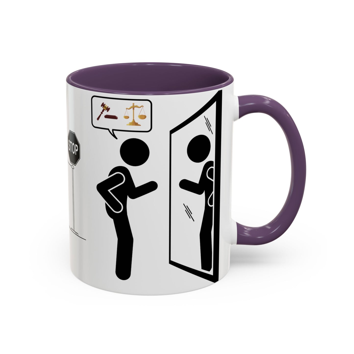 Judging Coffee Mug - 11 & 15oz Ceramic Drinkware for Funny Gift, Home Decor, Office Use, Tea Lovers, Unique Present