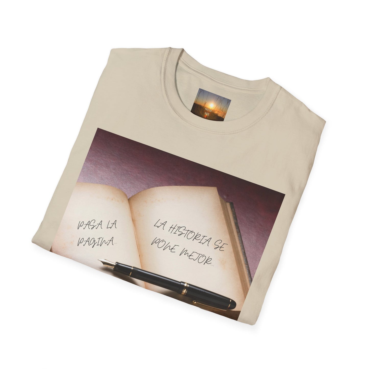 PASA LA PAGINA Inspirational Quote T-Shirt, Motivational Tee, Gift for Writers, Book Lovers Apparel, Comfortable Fashion Statement