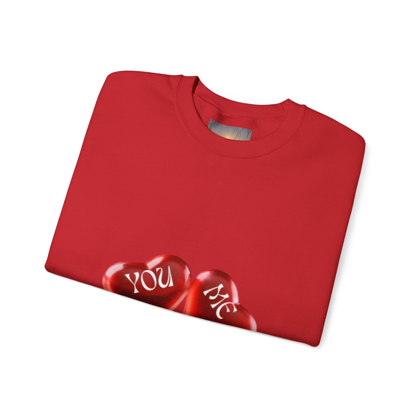 YOU AND ME Romantic Crewneck Sweatshirt, Valentine's Day Gift, Heart Sweatshirt, Unisex Love Hoodie, Couples Apparel