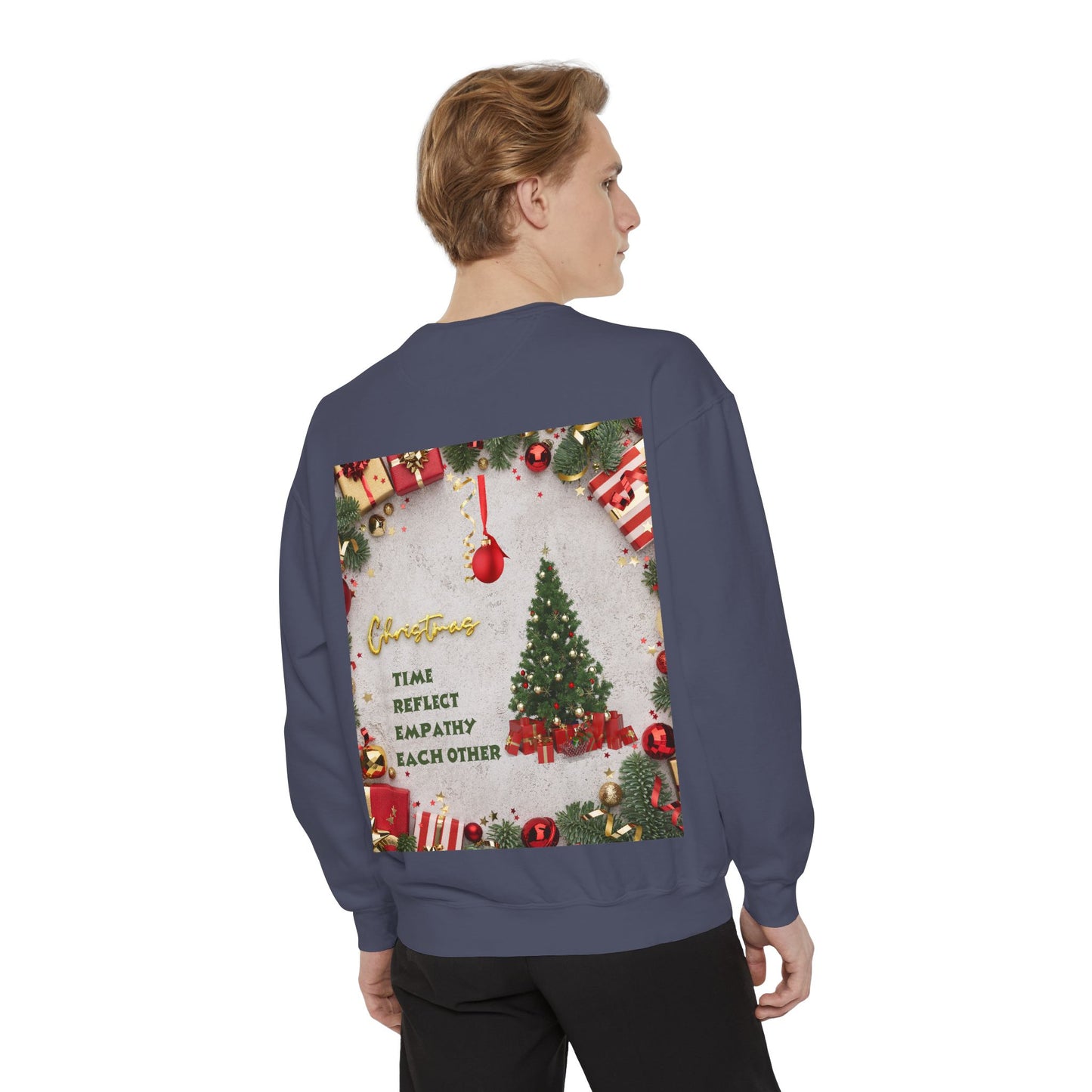 Cozy Holiday Sweatshirt - A New Life, New Hope, New Beginning, Christmas Gift, Unisex Apparel, Festive Wear, Winter Fashion