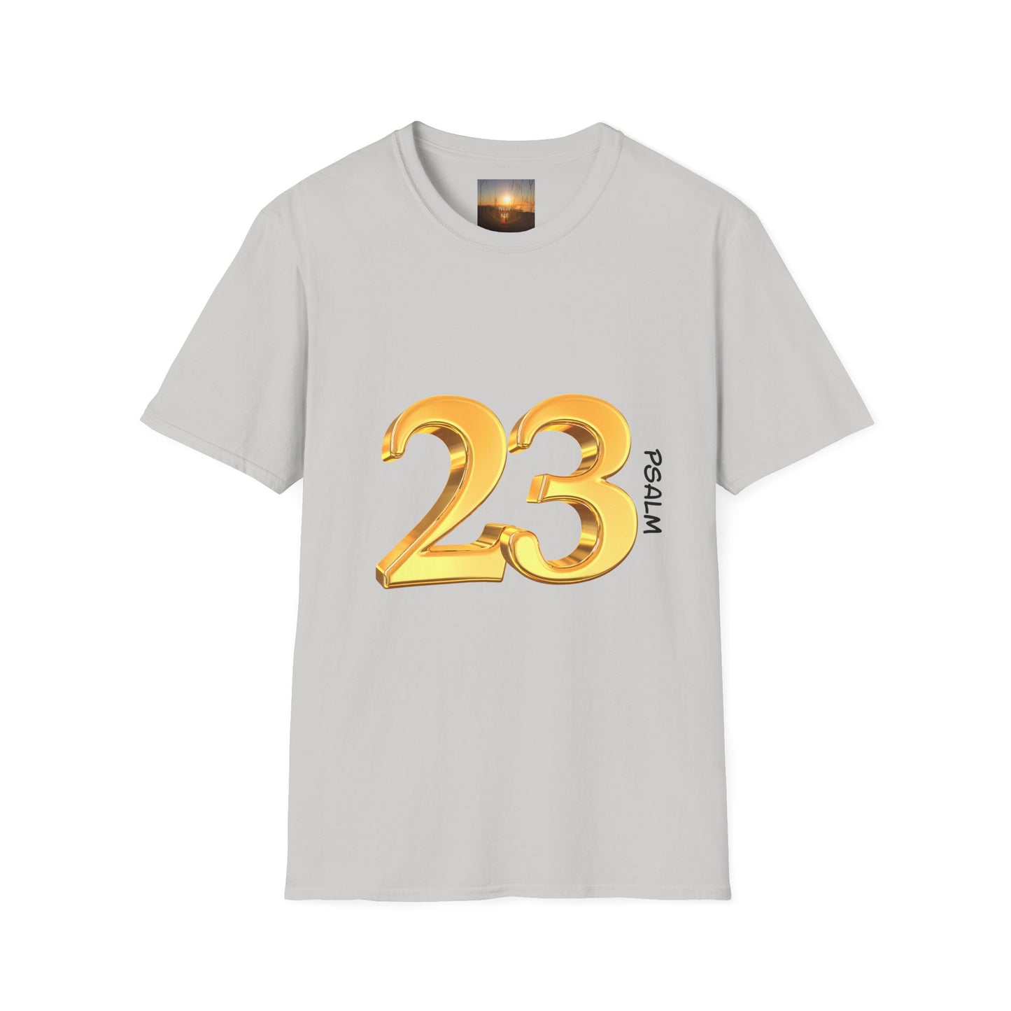 PSALM 23 Comfortable Faith-Inspired T-Shirt with Psalm 23 Design, Spiritual Tee, Christian Apparel, Inspirational Gifts, Everyday Wear