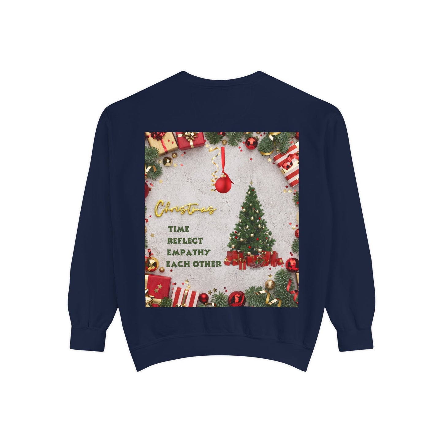 Cozy Holiday Sweatshirt - A New Life, New Hope, New Beginning, Christmas Gift, Unisex Apparel, Festive Wear, Winter Fashion