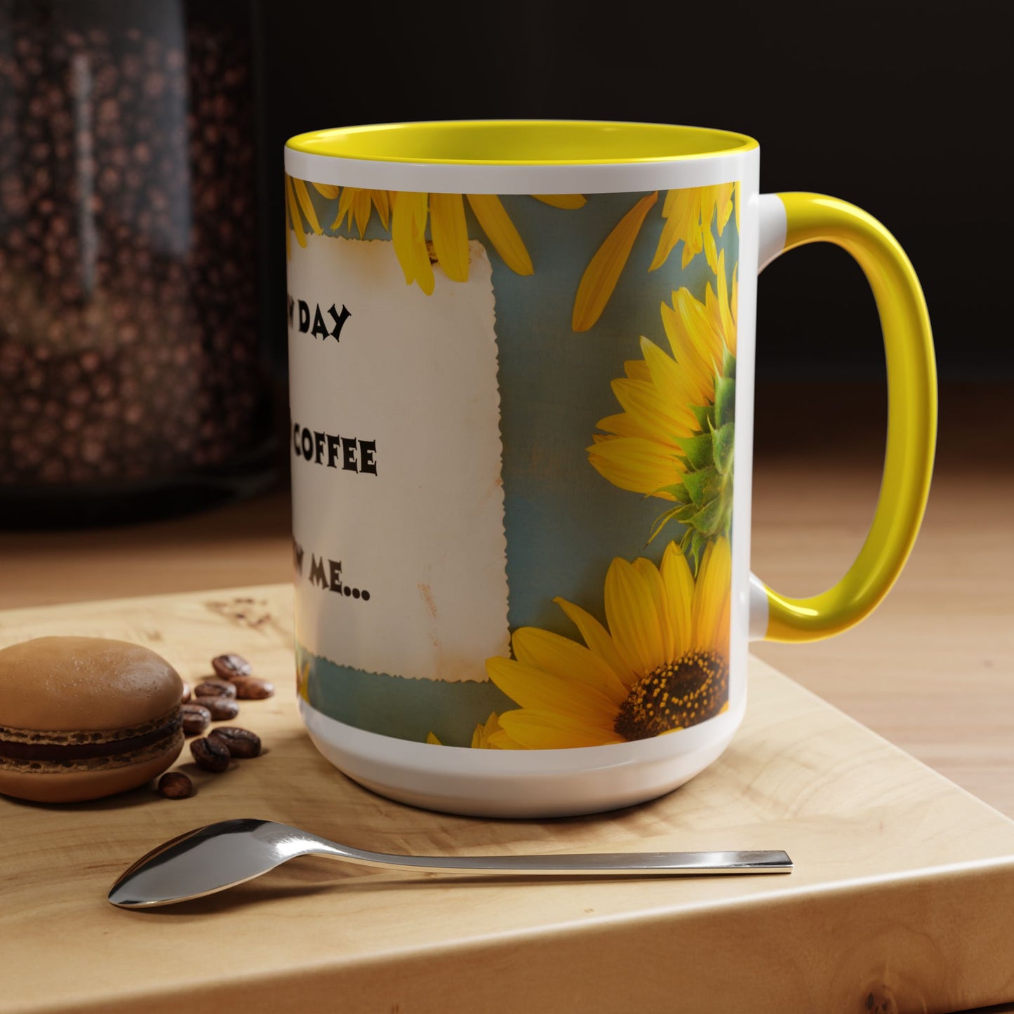 A NEW COFFEE A NEW DAY A NEW ME... Accent Coffee Mug, 11oz