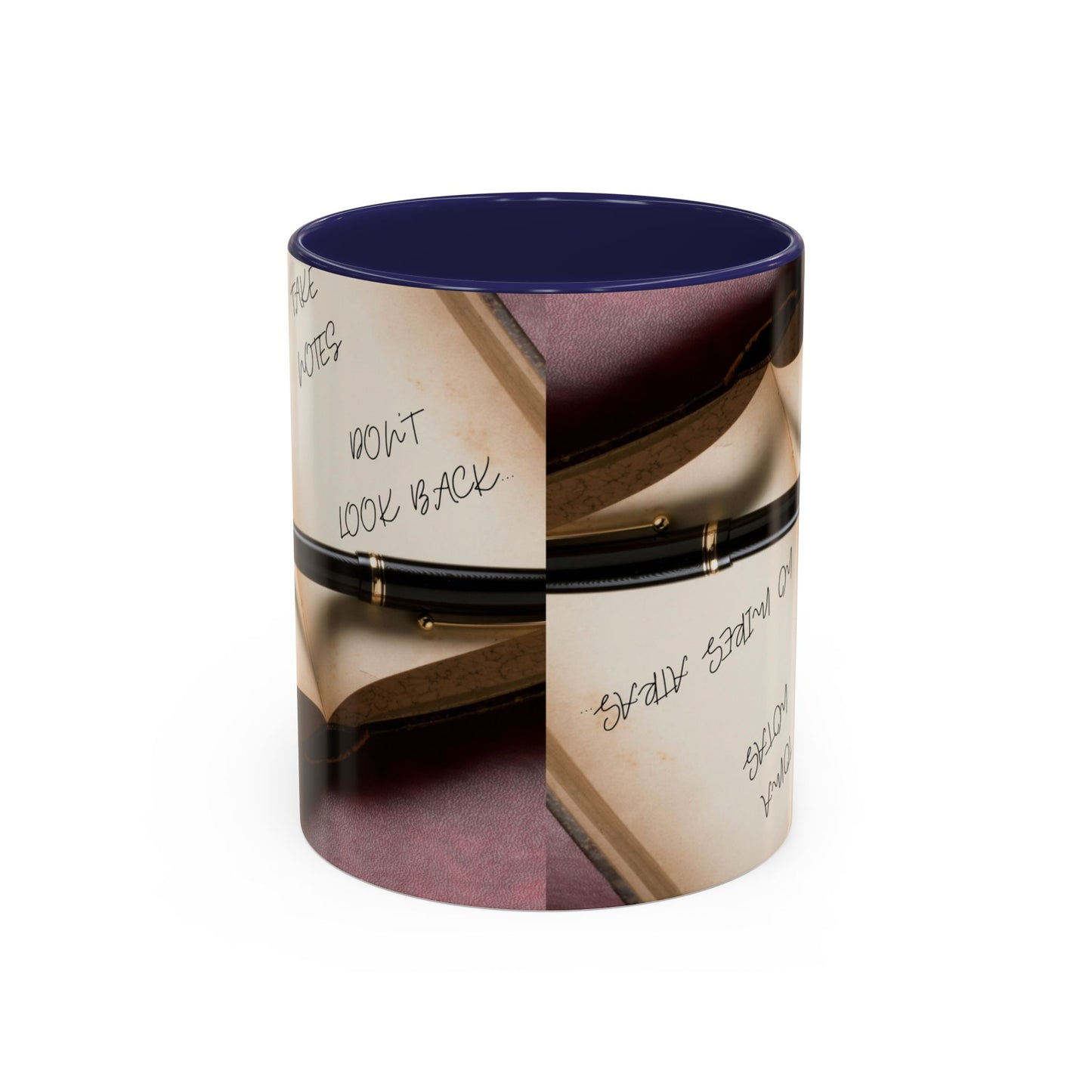 TURN THE PAGE NO TE DETENGAS Inspirational Accent Coffee Mug - Motivational Quotes, Perfect for Home or Office, Gift for Friends, Encouragement, Self-care
