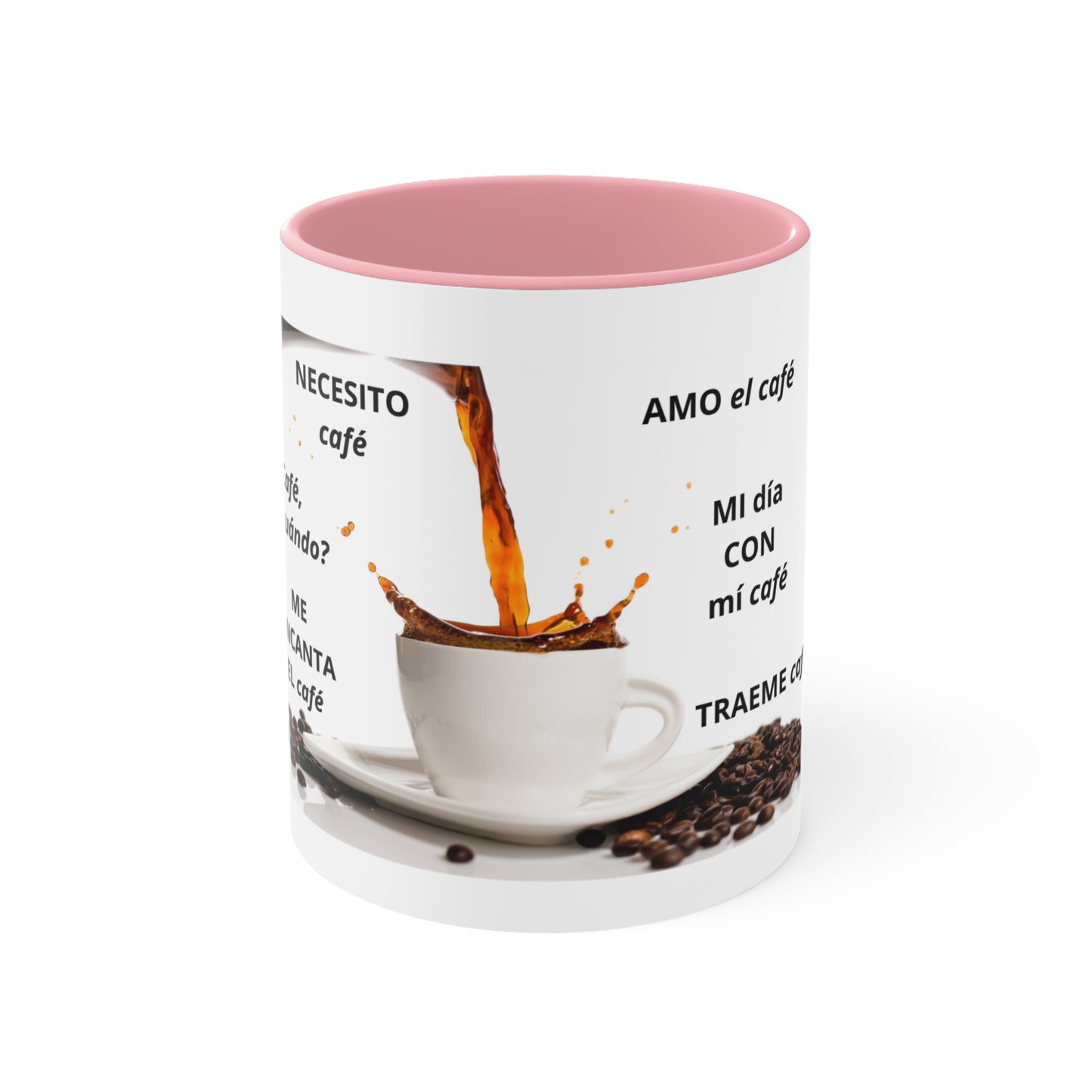 NEW ME IM AMO EL Café Accent Mugs