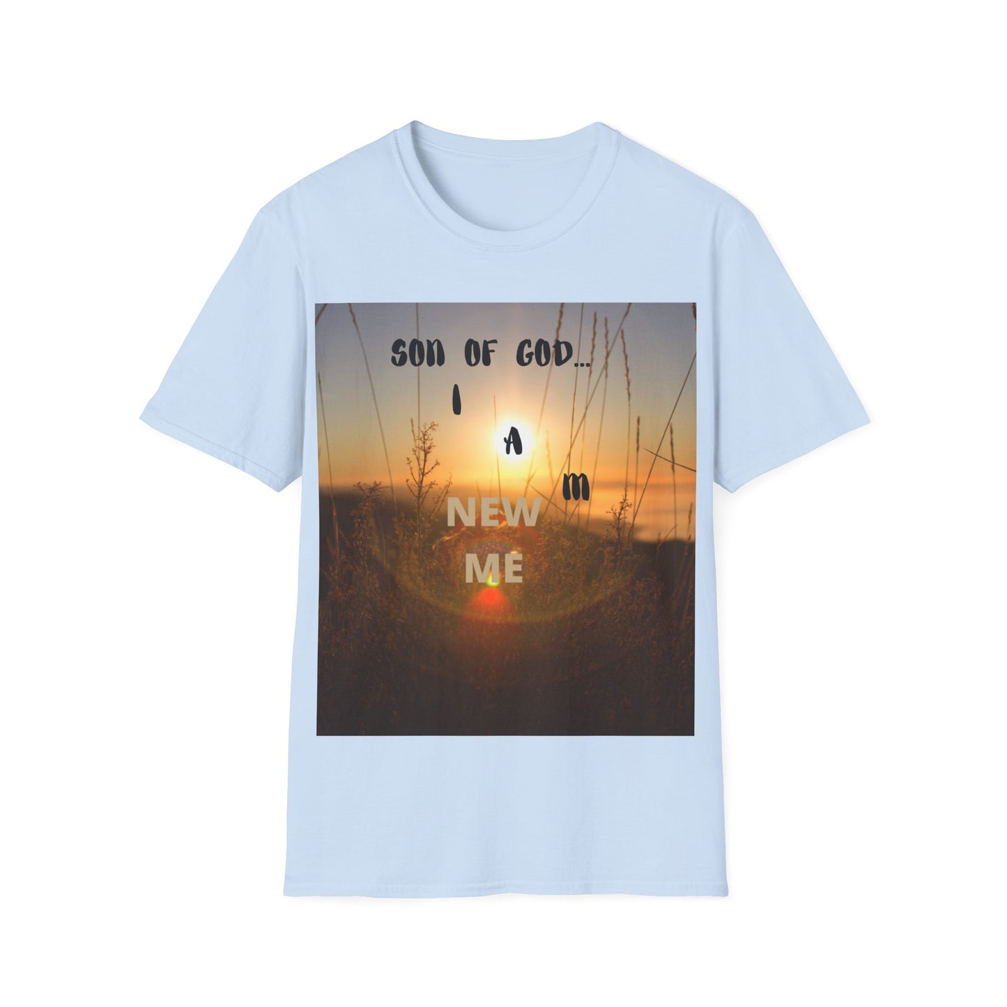 SON OF GOD I AM NEW ME Unisex Softstyle T-Shirt