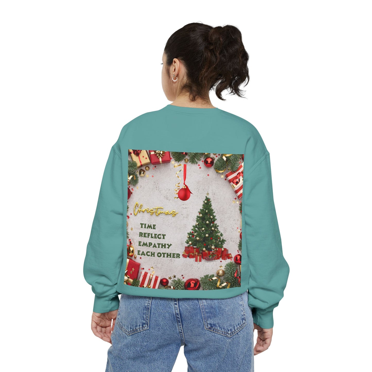 Cozy Holiday Sweatshirt - A New Life, New Hope, New Beginning, Christmas Gift, Unisex Apparel, Festive Wear, Winter Fashion