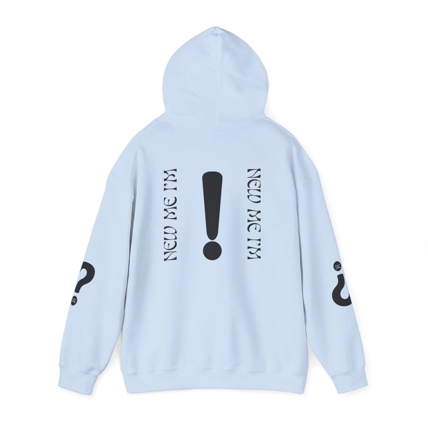 New Day, New Me Motivational Hoodie - Cozy Unisex Sweatshirt for Inspiration, Self-Care, Fitness Goals, Gift for Him, Her