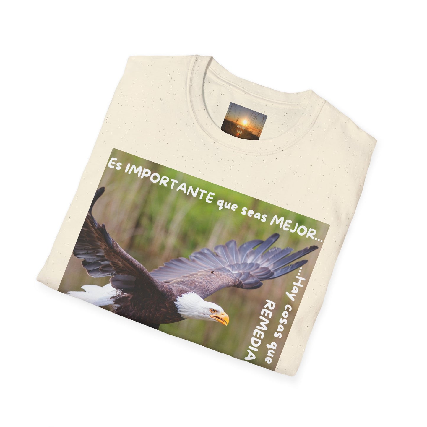 Puedes ser MEJOR Inspirational Eagle T-Shirt, Motivational Aviary Tee, Unisex Graphic Shirt, Perfect Gift for Nature Lovers