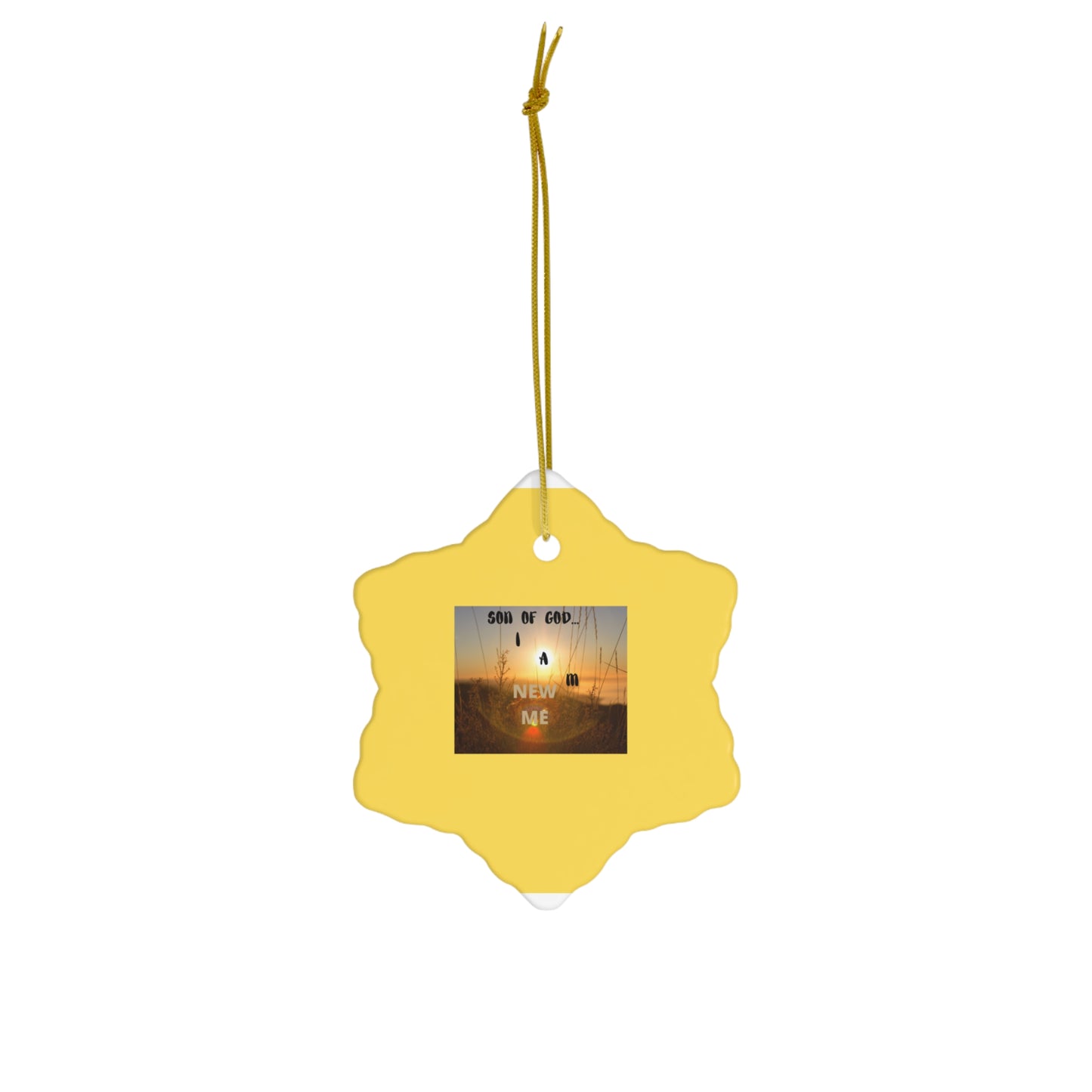 SON OF GOD Ceramic Ornament, 4 Shapes