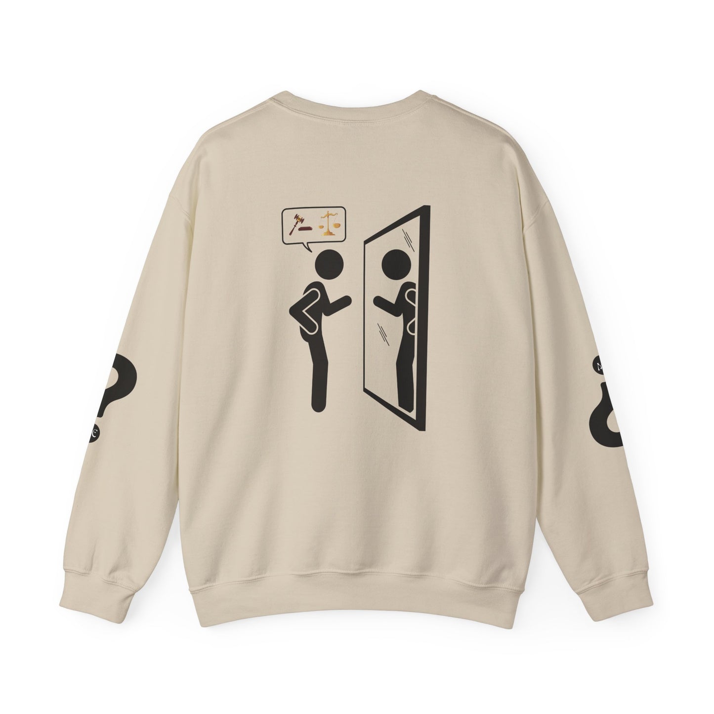 JUZGANDO Crewneck Sweatshirt | Casual Unisex Pullover, Gift for Friends, Comfortable Everyday Wear, Perfect for Birthdays