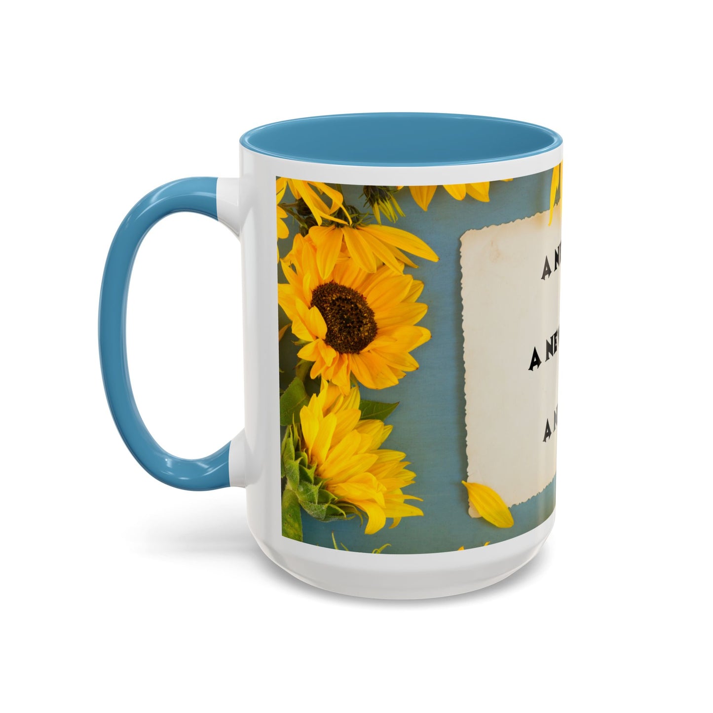 A NEW COFFEE A NEW DAY A NEW ME... Accent Coffee Mug, 11oz