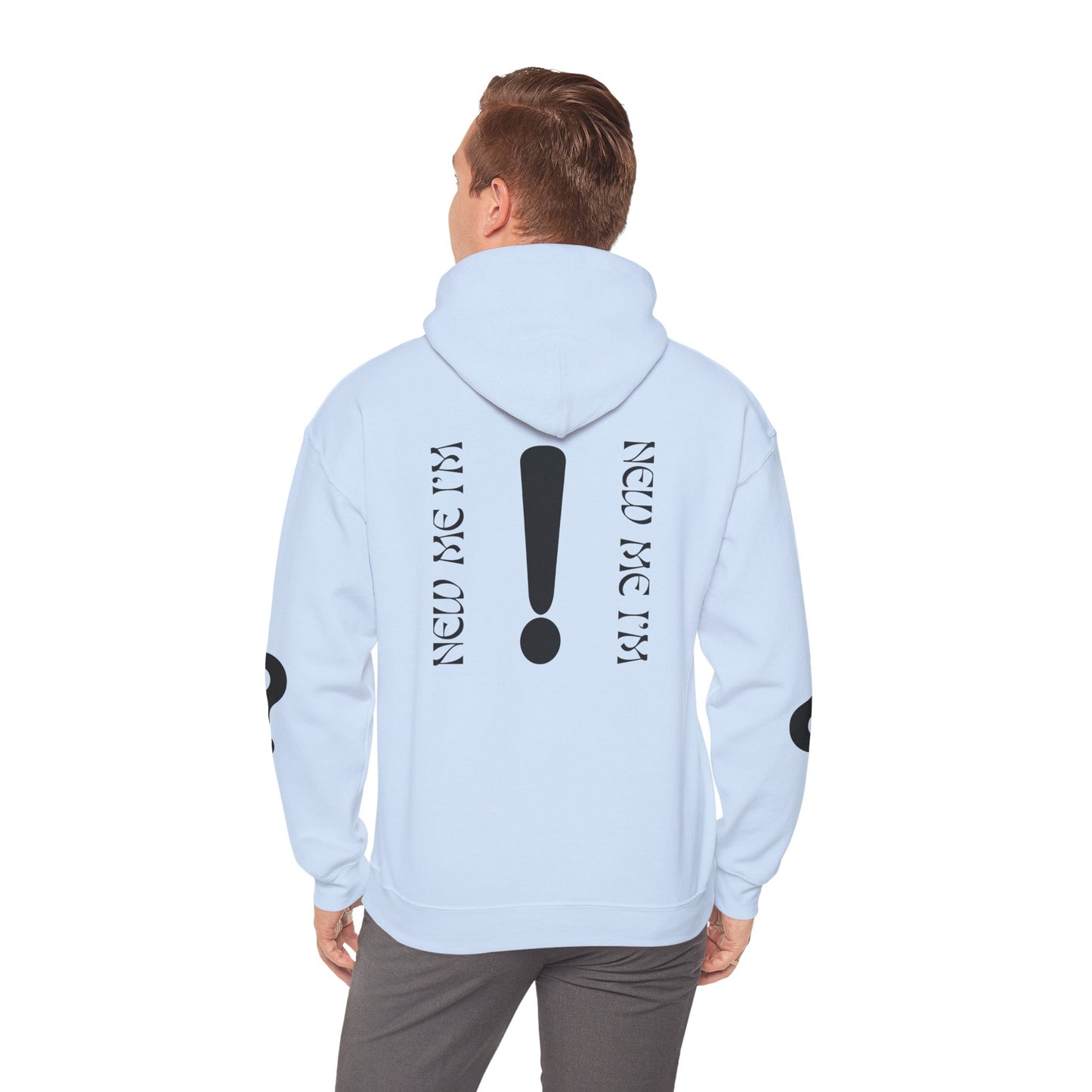 New Day, New Me Motivational Hoodie - Cozy Unisex Sweatshirt for Inspiration, Self-Care, Fitness Goals, Gift for Him, Her