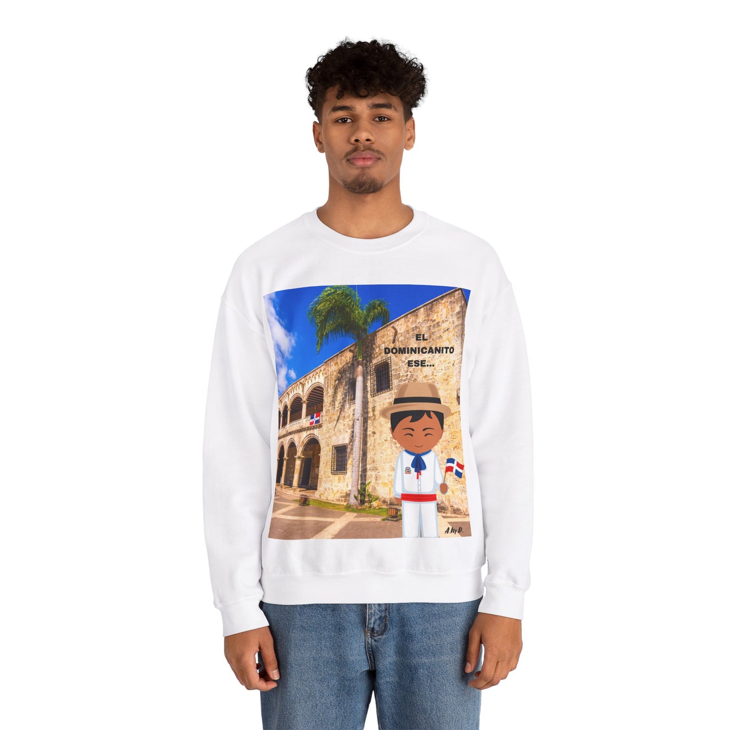 EL DOMINICANITO ESE Unisex Heavy Blend™ Crewneck Sweatshirt