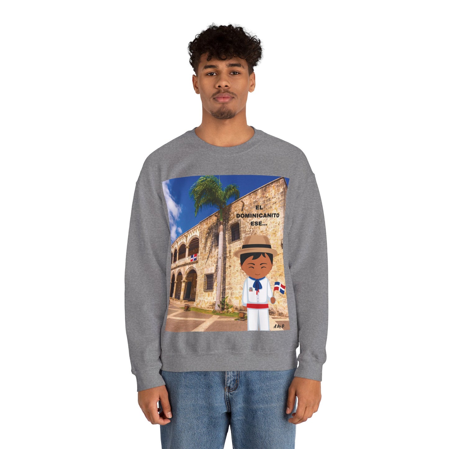 EL DOMINICANITO ESE Unisex Heavy Blend™ Crewneck Sweatshirt