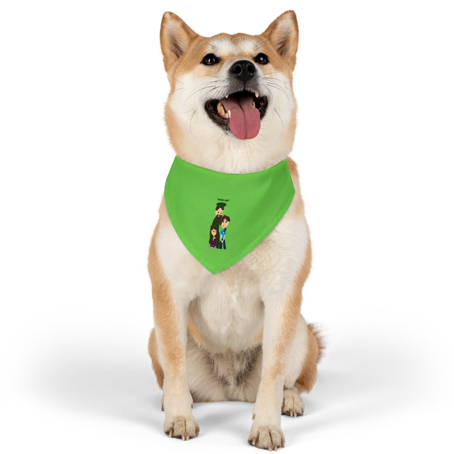 HUG ME ISAAC IDYER ARTS DESINGS Pet Bandana Collar