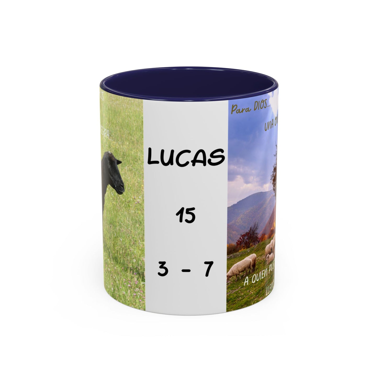 OVEJA NEGRA Personalized Accent Coffee Mug for Sheep Lovers, Custom Birthday Gift, Rustic Farmhouse Decor, Animal Mug, Unique Gift Idea