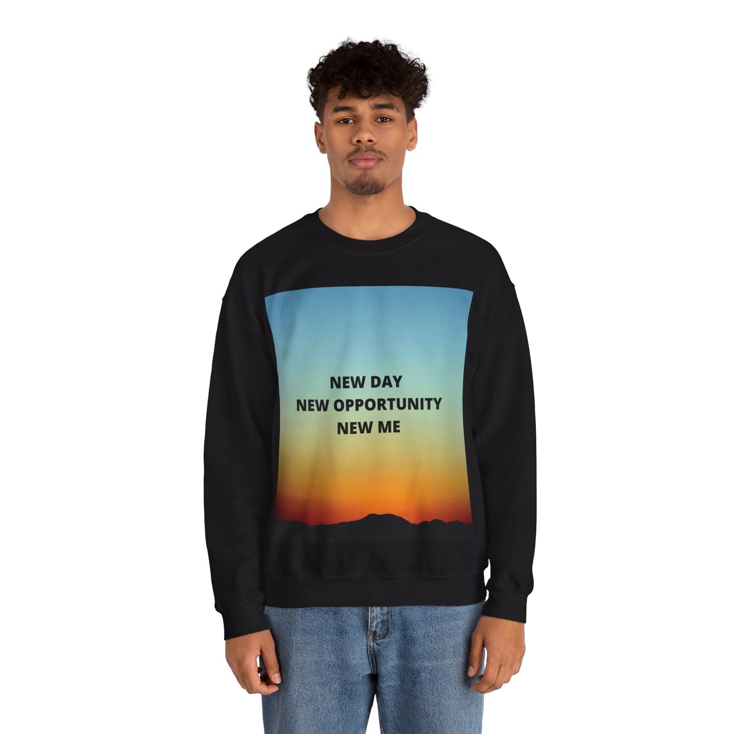 NEW DAY NEW OPPORTUNITY NEW ME Unisex Heavy Blend™ Crewneck Sweatshirt
