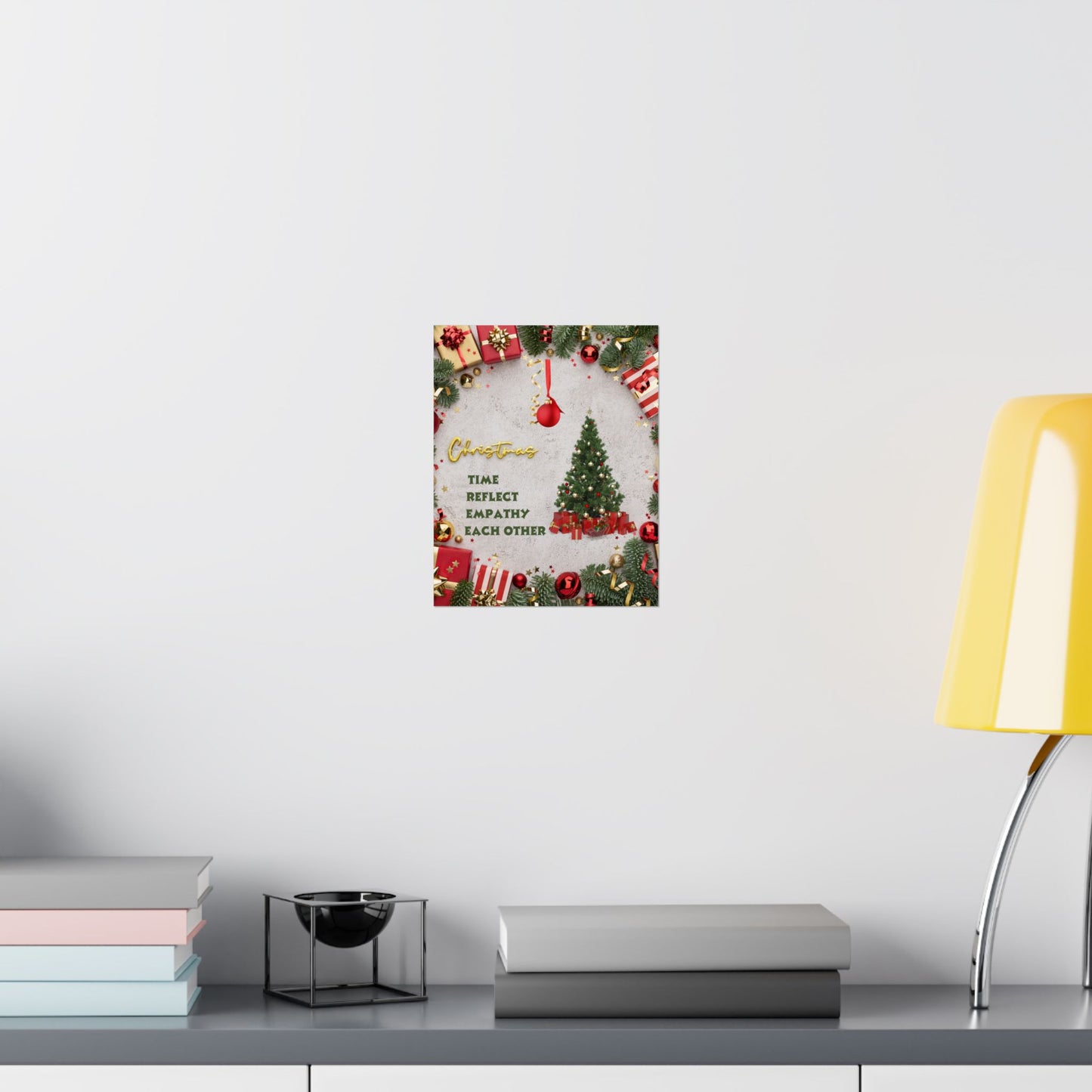 Christmas Themed Matte Vertical Posters, Holiday Wall Decor, Festive Art Print, Seasonal Decor, Gift for Family and Friends